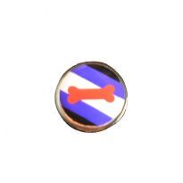 Round pin with Puppy symbol